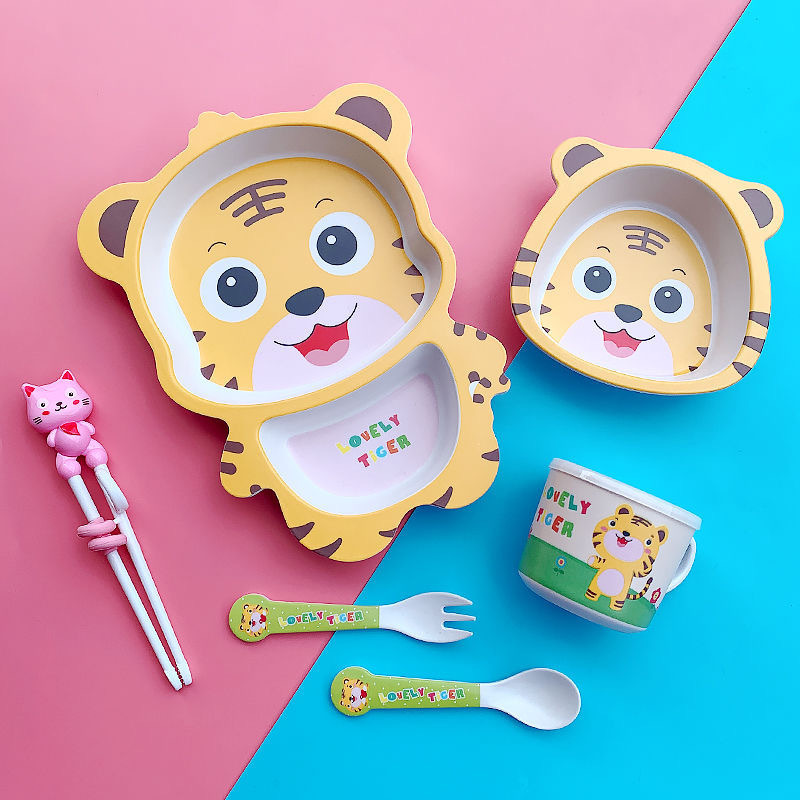 Baby Food With Fiber - Fibra de bambu bonito dos desenhos