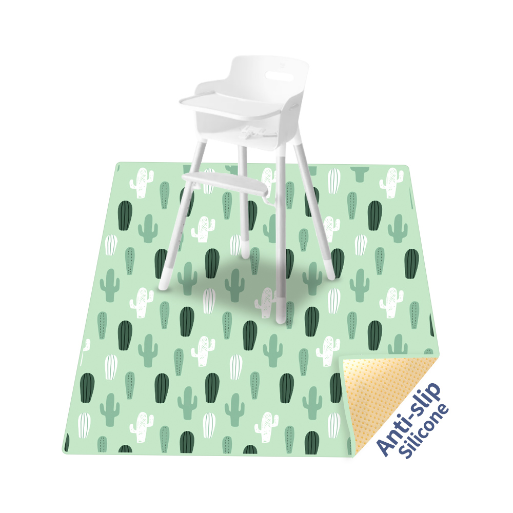 Highchair Splash Mat - HappyFlute Splat Tapete para Cadeira Alta/Arts/Artesanato