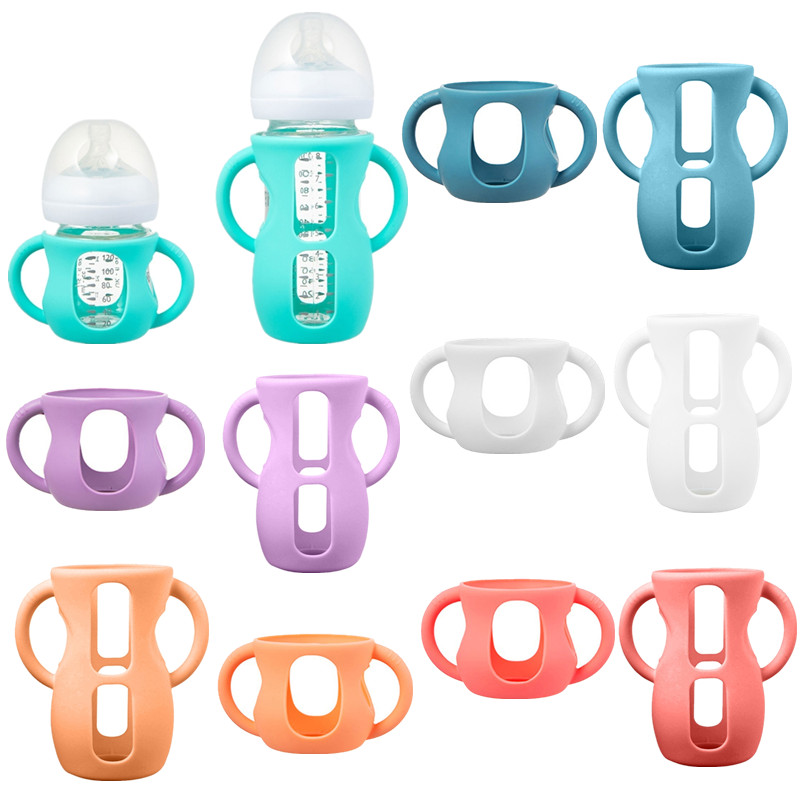 Baby Food Dispensing Spoon - Suporte de garrafa de silicone sem