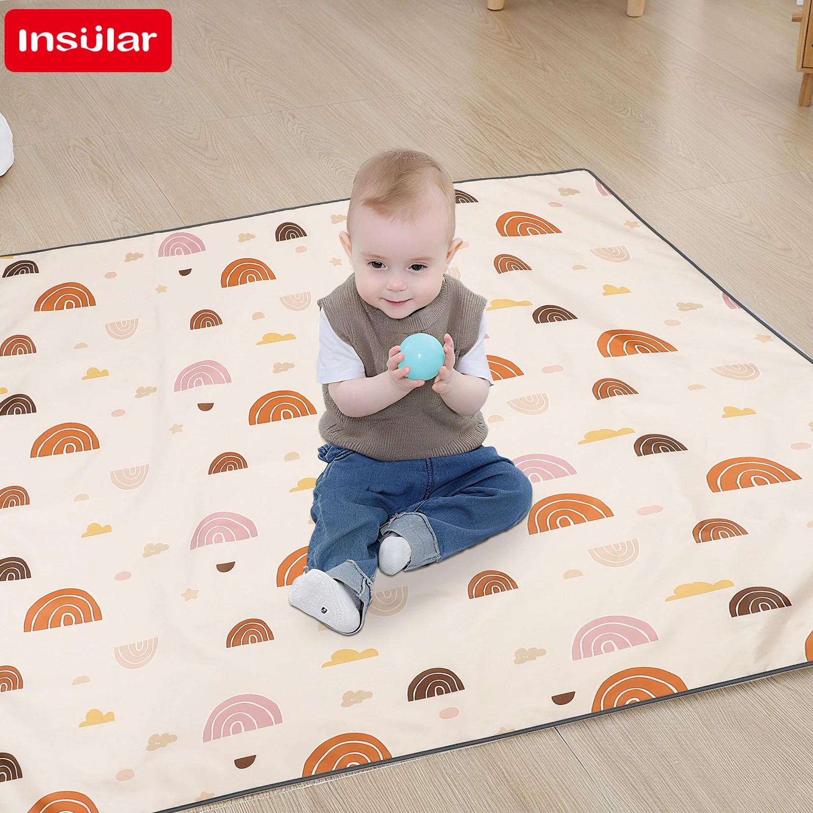 Highchair Splash Mat - Crianças sob cadeira alta respingo almofada