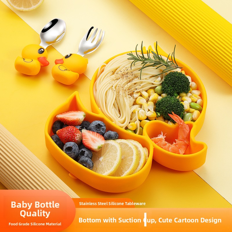Baby Food Apron - Conjunto de Utensílios de Jantar Infantil