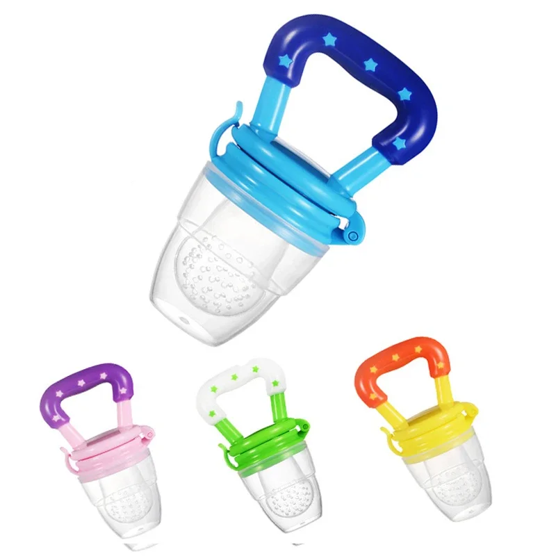 Baby Food Dispensing Spoon - Chupeta de silicone para bebês, chupeta