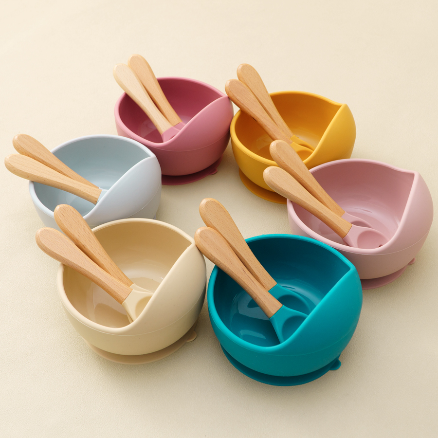 Baby Food Dispensing Spoon - Mamaplan 3 pçs conjunto de alimentação