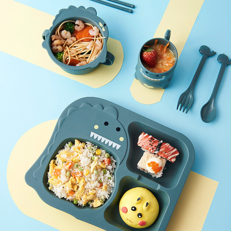 Baby Food Game - Conjunto de Talheres para Crianças 4PCS/6PCS,