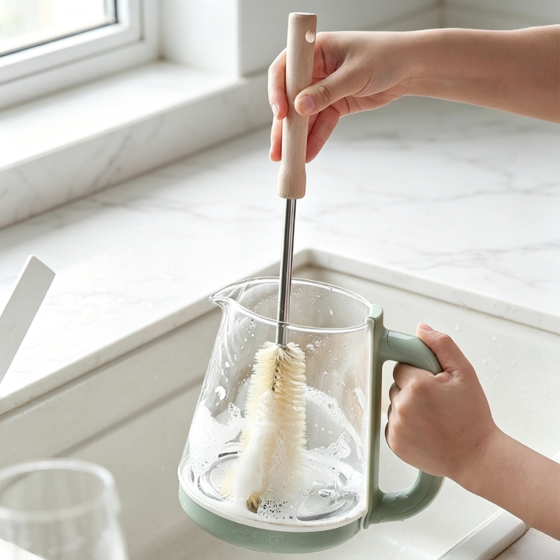 Baby Food Dispensing Spoon - Escova de Limpeza para Mamadeiras com