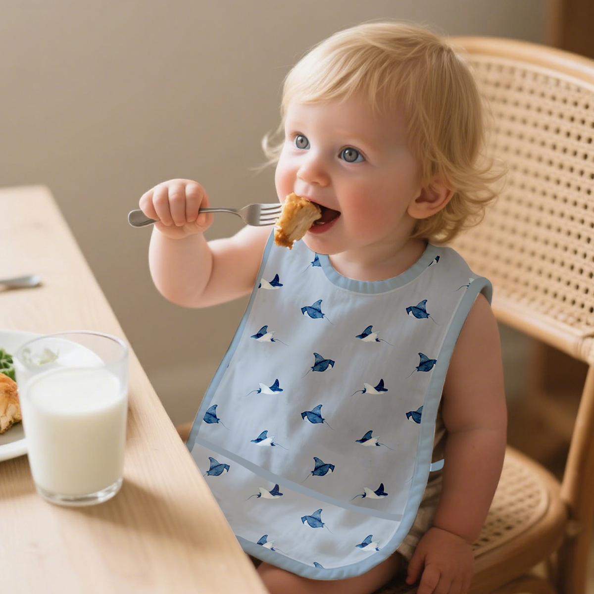 Baby Food Apron - 1 pc 100% poliéster babadores de