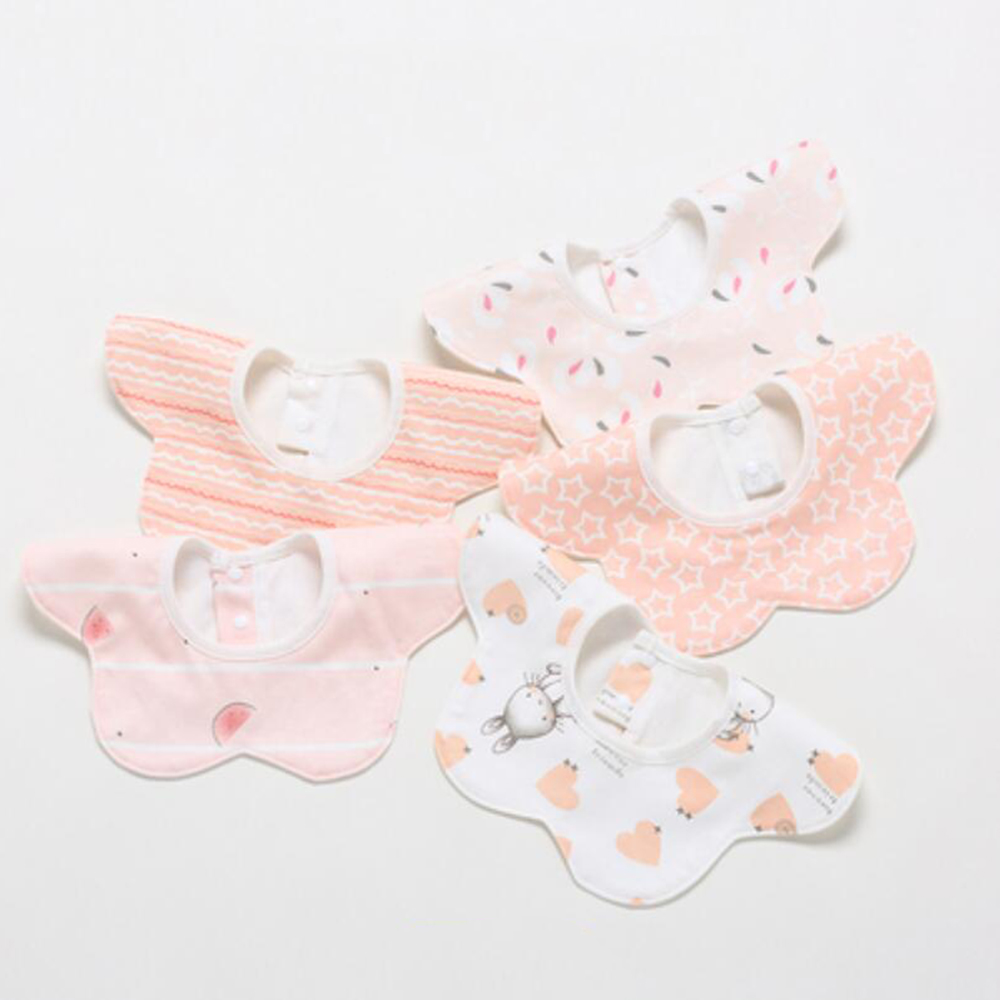 Baby Food Apron - 5 pçs/lote babadores do bebê à