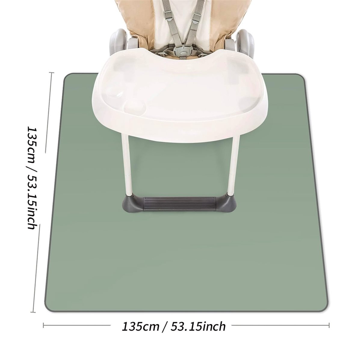 Highchair Splash Mat - 【OFERTA DE CONTAGÊM REGRESSIVO】 Tapete Protetor