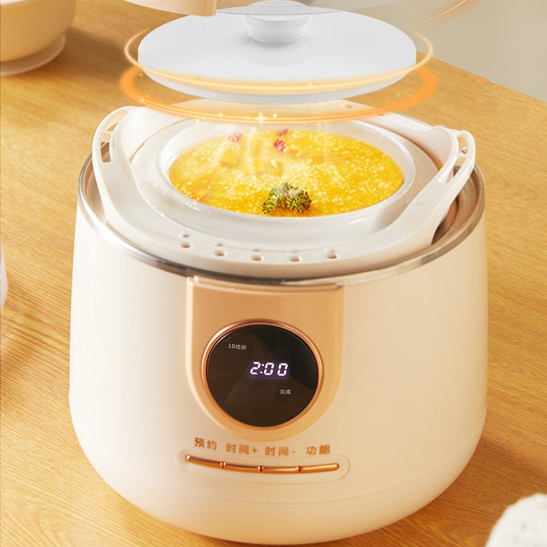 Baby Food Stew - Panela de Cozimento Automática Doméstica Micropiezoelétrica