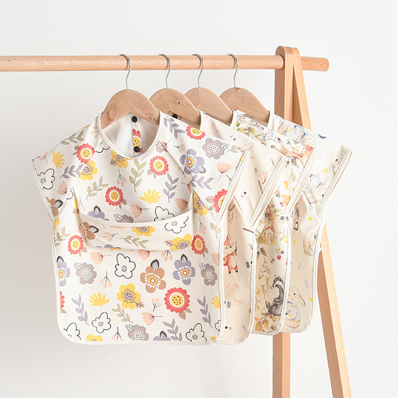 Baby Food Quantity - Bebê recém-nascido babadores blusa impermeável sem