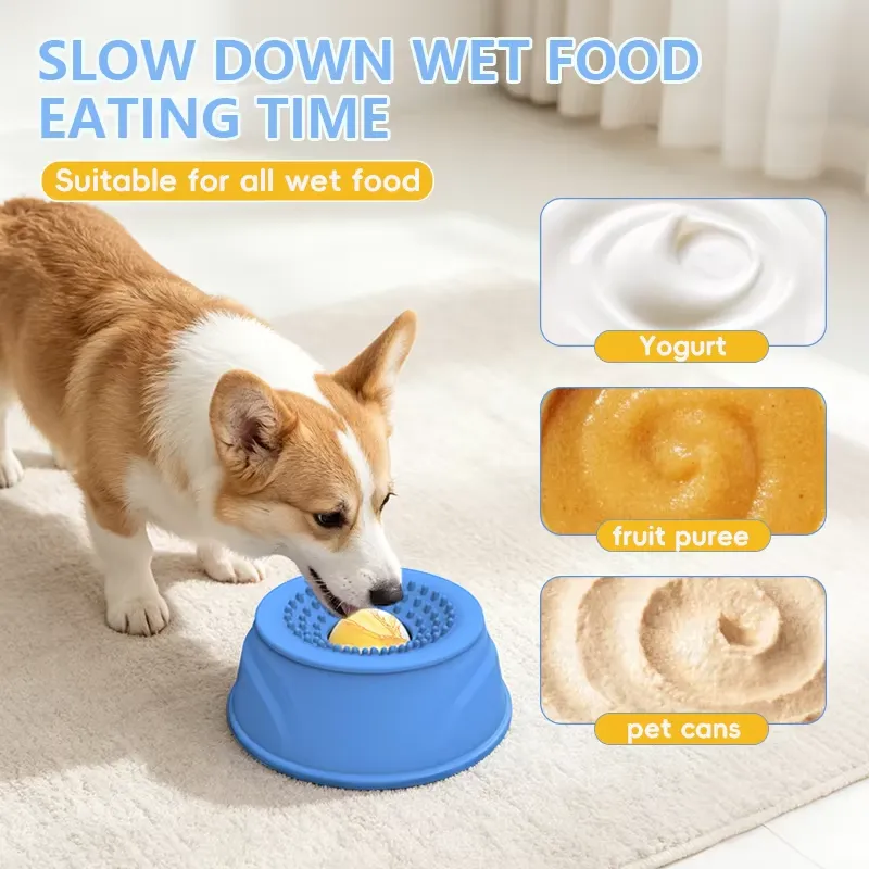 2026 Novo Comedouro Lento de S - Silicone Suction Bowl avaliação e preço