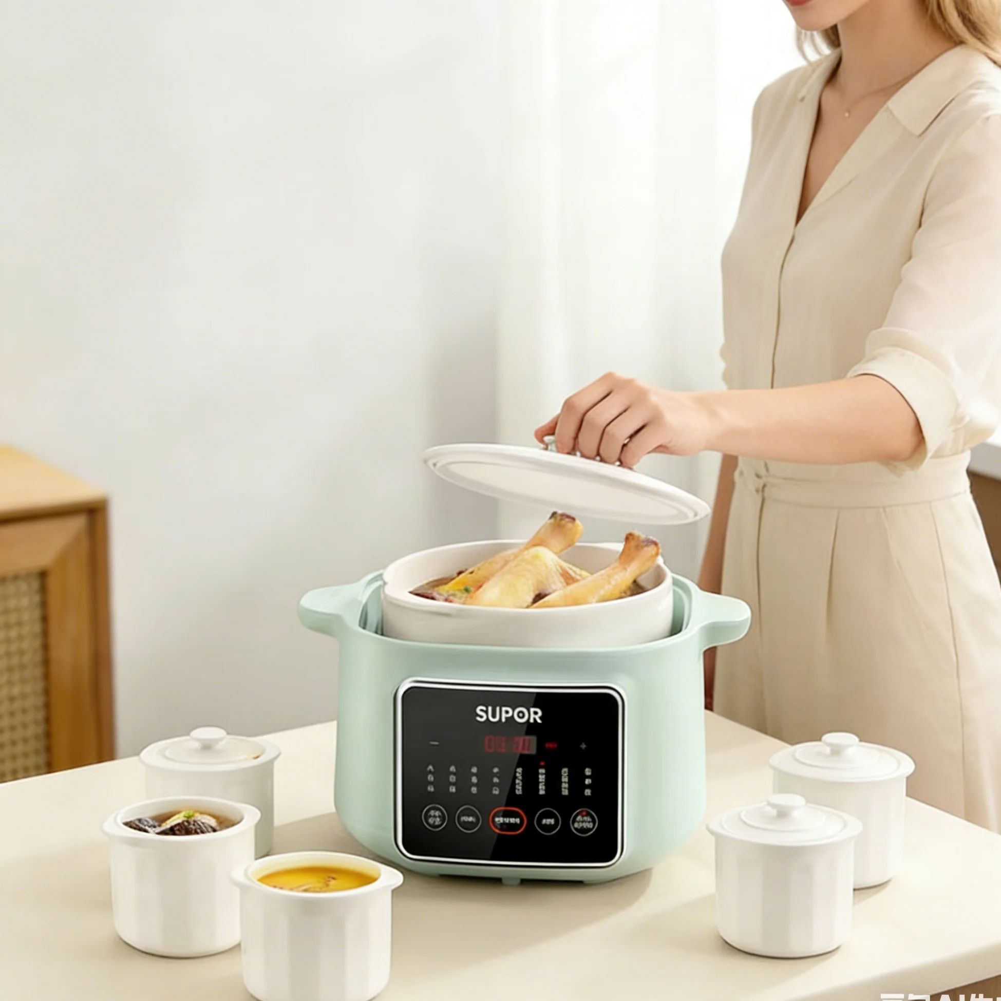 SUPOR Cerâmica Multi-Funcional - Baby Food Stew avaliação e preço
