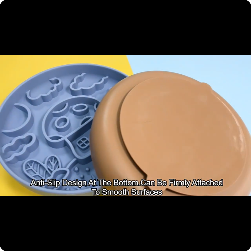 Novo cogumelo cão tigela de co - Silicone Suction Bowl avaliação e preço