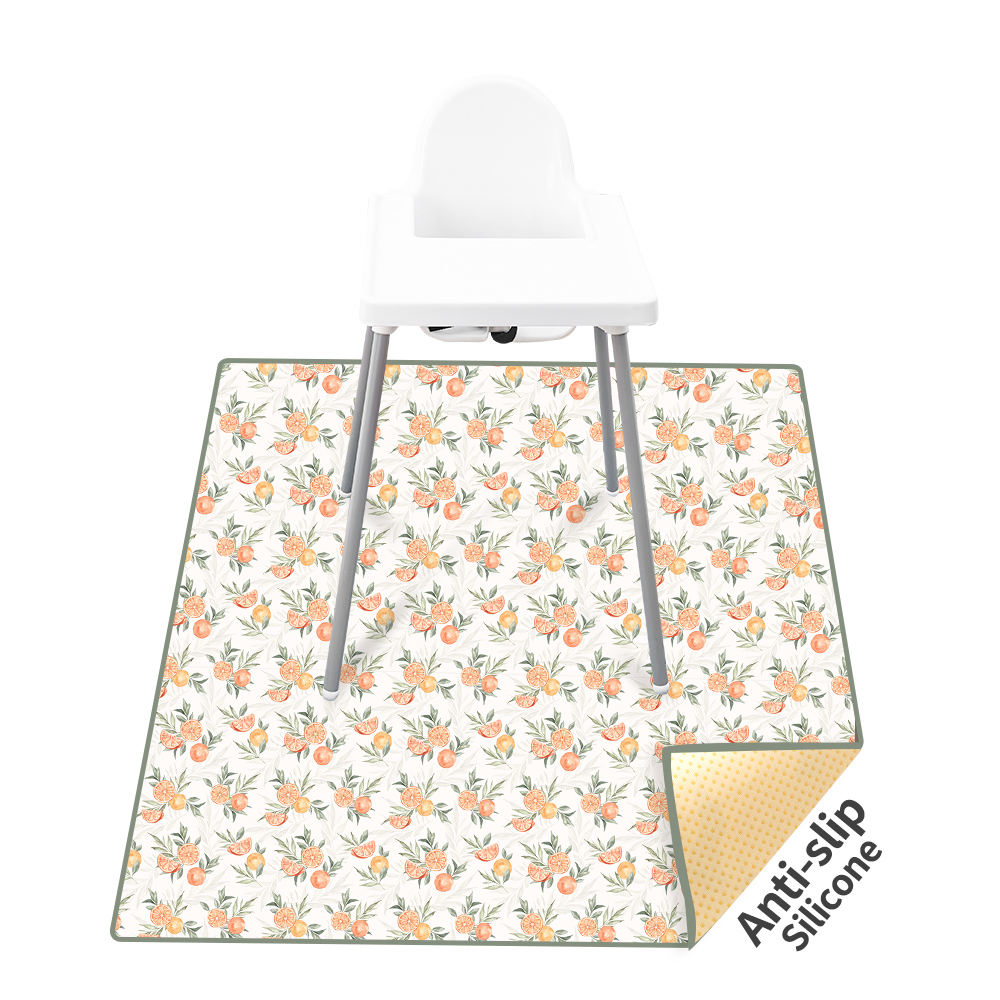 Happyflute anti deslizamento d - Highchair Splash Mat avaliação e preço