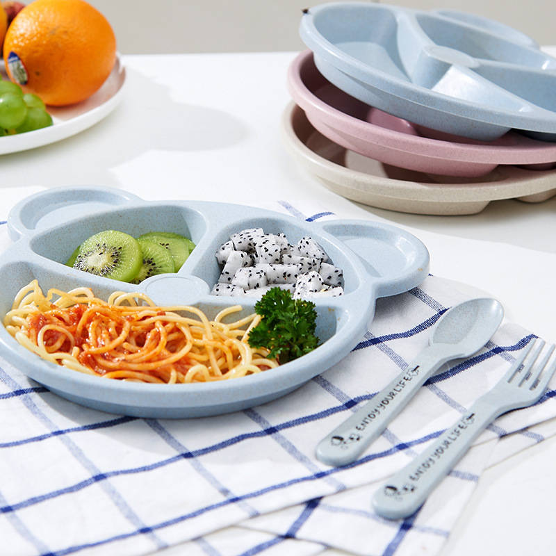 3 pçs/set palha de trigo conju - Baby Food Menu avaliação e preço