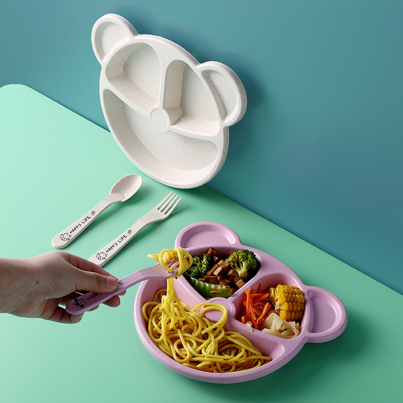 3 pçs/set palha de trigo conju - Baby Food Menu avaliação e preço