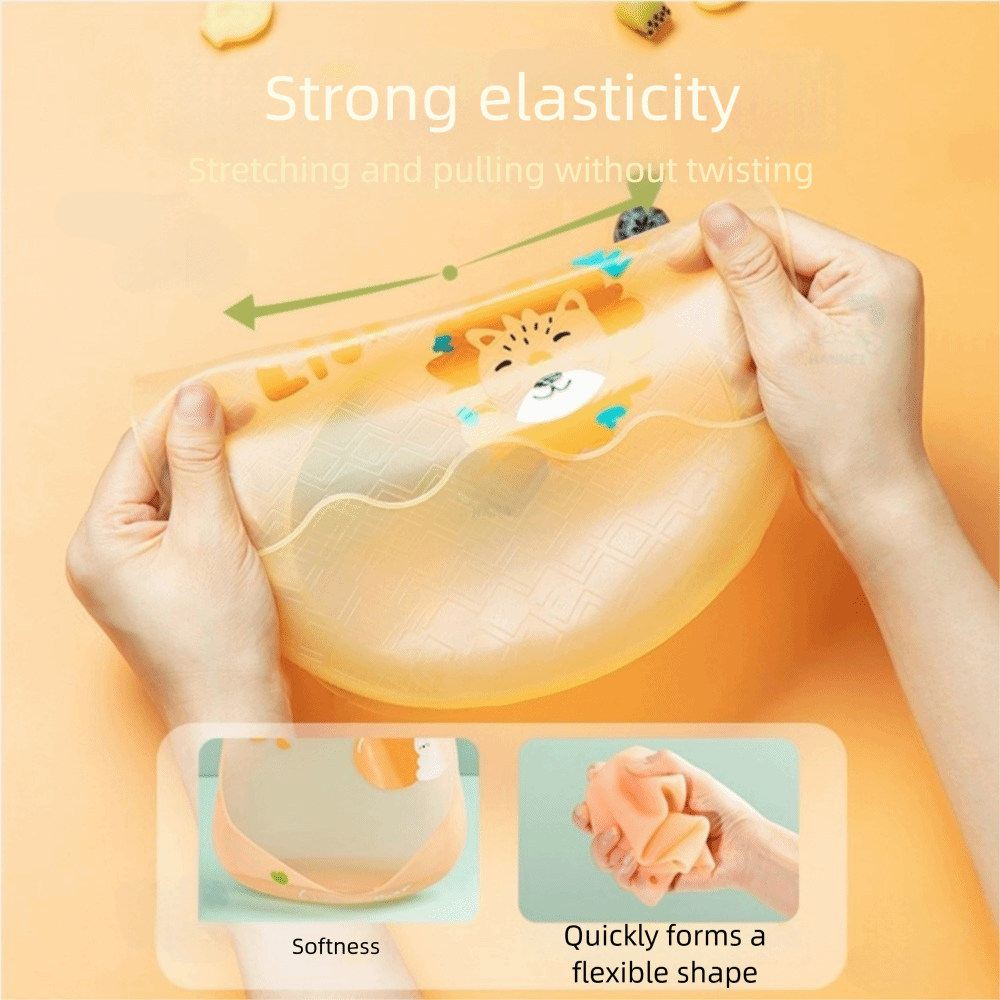 Babadores de Silicone Impermeá - Baby Food Apron avaliação e preço