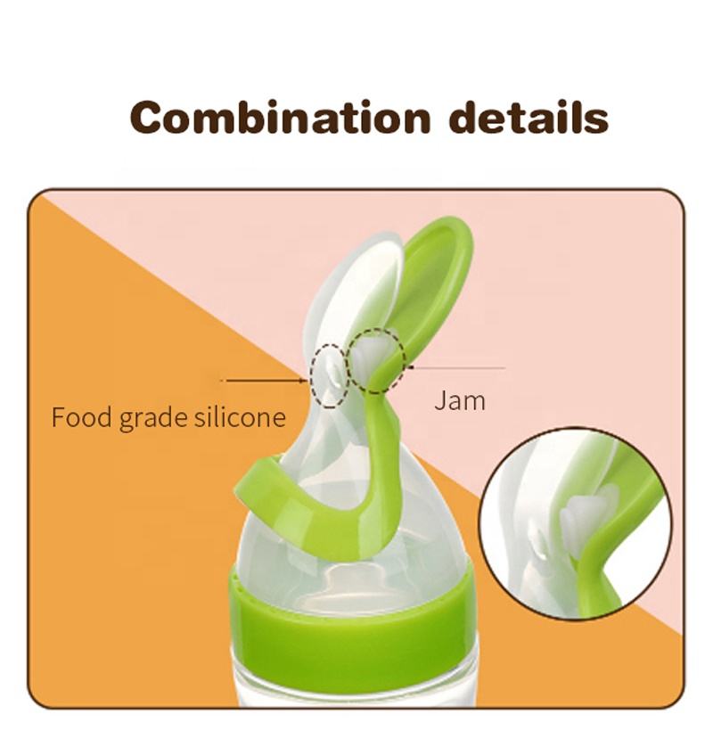 Venda quente garrafa de silico - Baby Food Dispensing Spoon avaliação e preço
