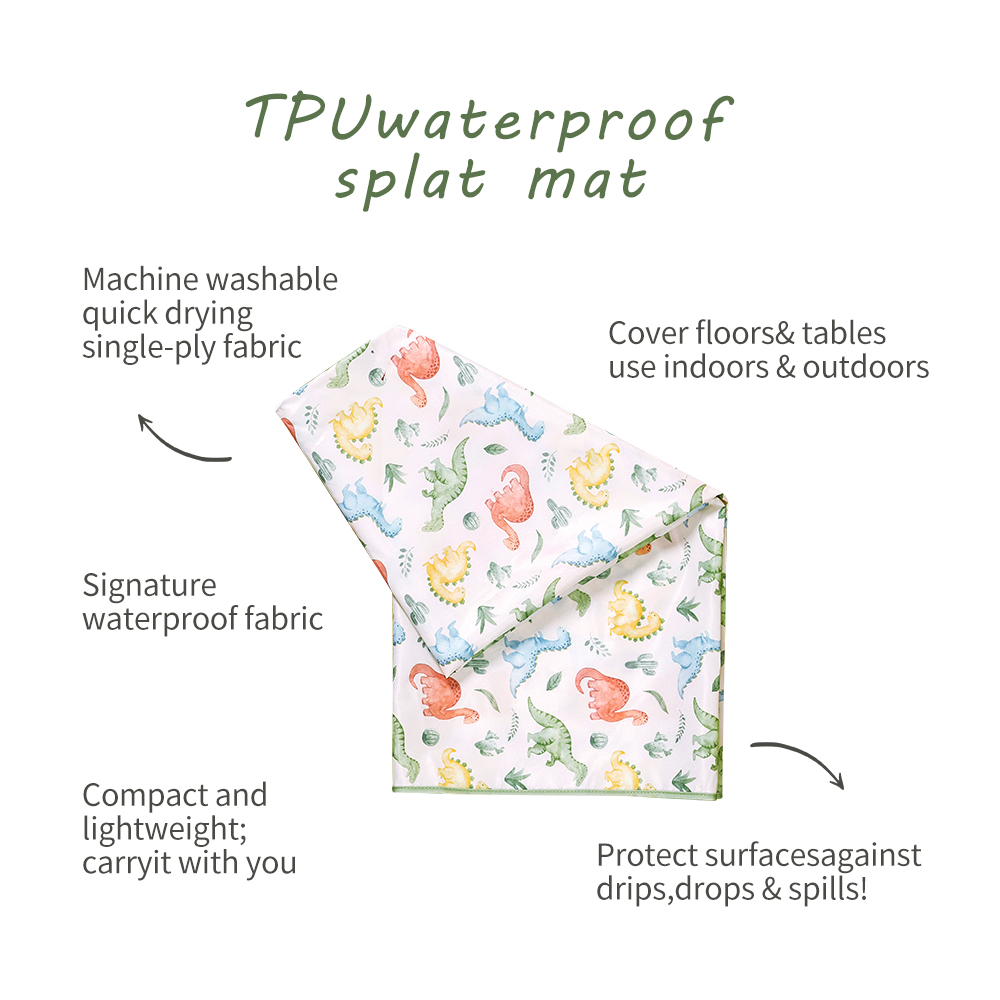 Elinfant 1 pc cadeira alta do  - Highchair Splash Mat avaliação e preço