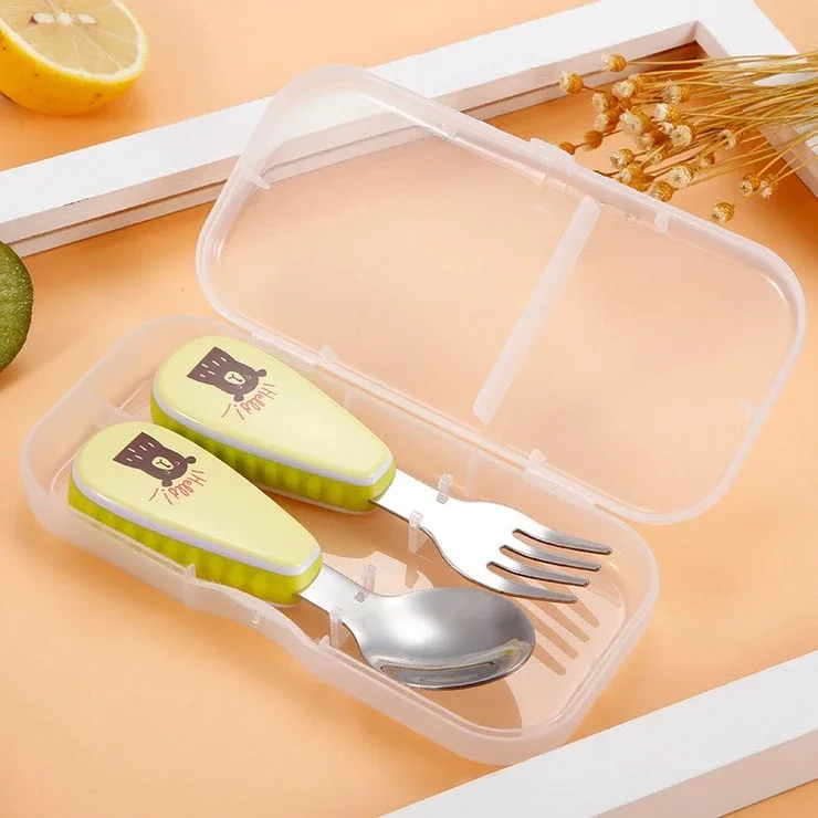 1 conjunto criativo de aço ino - Baby Food In Japan avaliação e preço