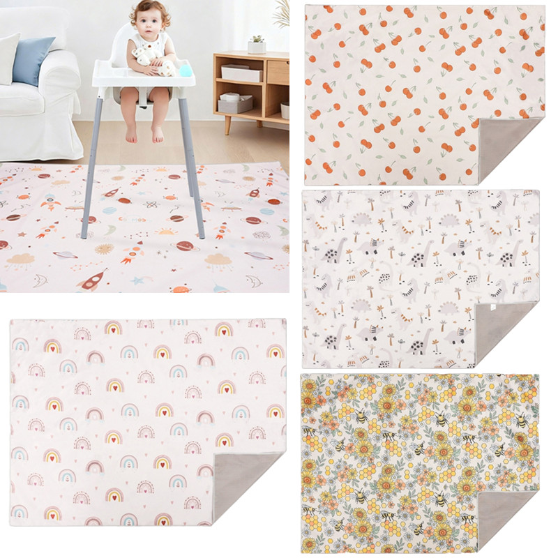 Tapete protetor de chão para c - Highchair Splash Mat avaliação e preço