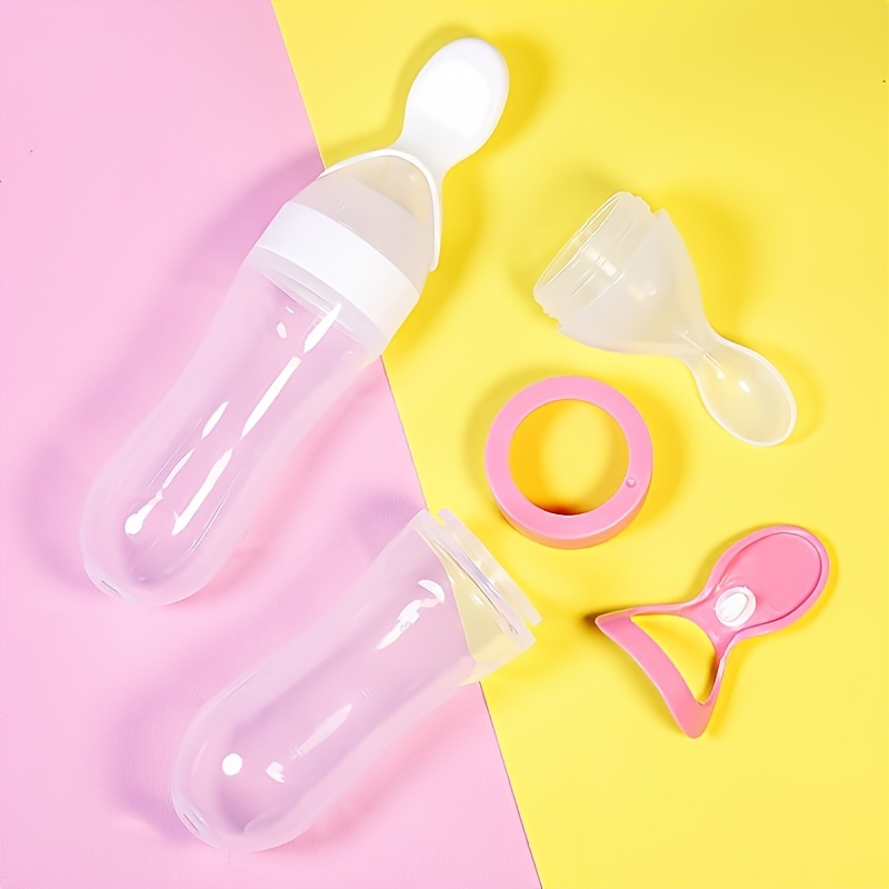 Garrafa de silicone para alime - Baby Food Dispensing Spoon avaliação e preço