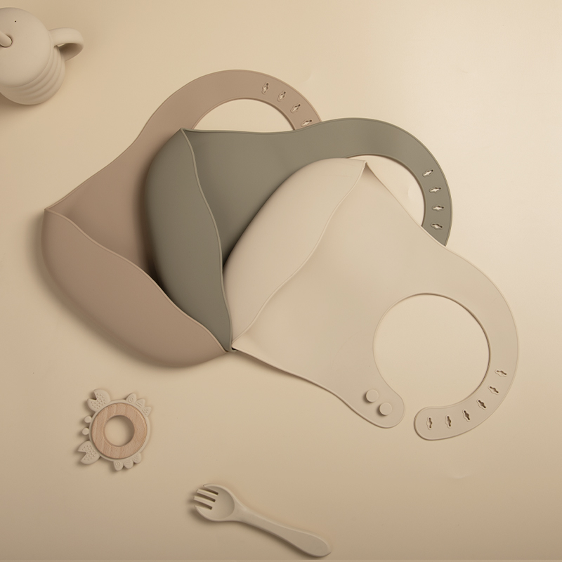 Silicone Baby Bibs BPA Livre C - Baby Food Apron avaliação e preço