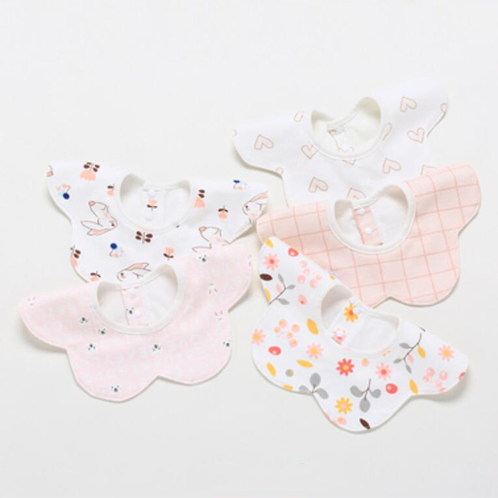5 pçs/lote babadores do bebê à - Baby Food Apron avaliação e preço