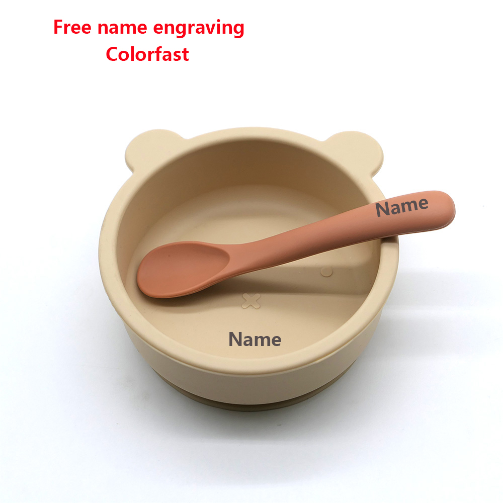 Conjunto de talheres infantis, - Silicone Suction Bowl avaliação e preço