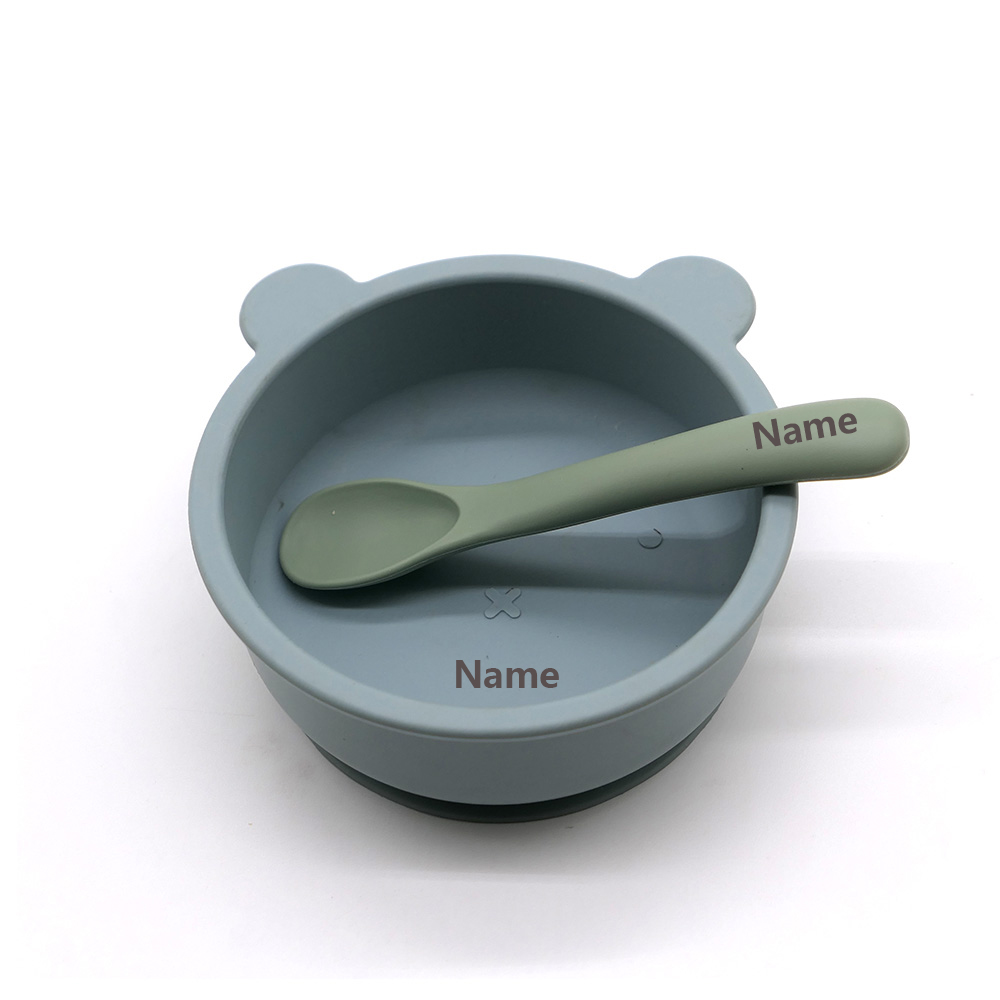 Conjunto de talheres infantis, - Silicone Suction Bowl avaliação e preço