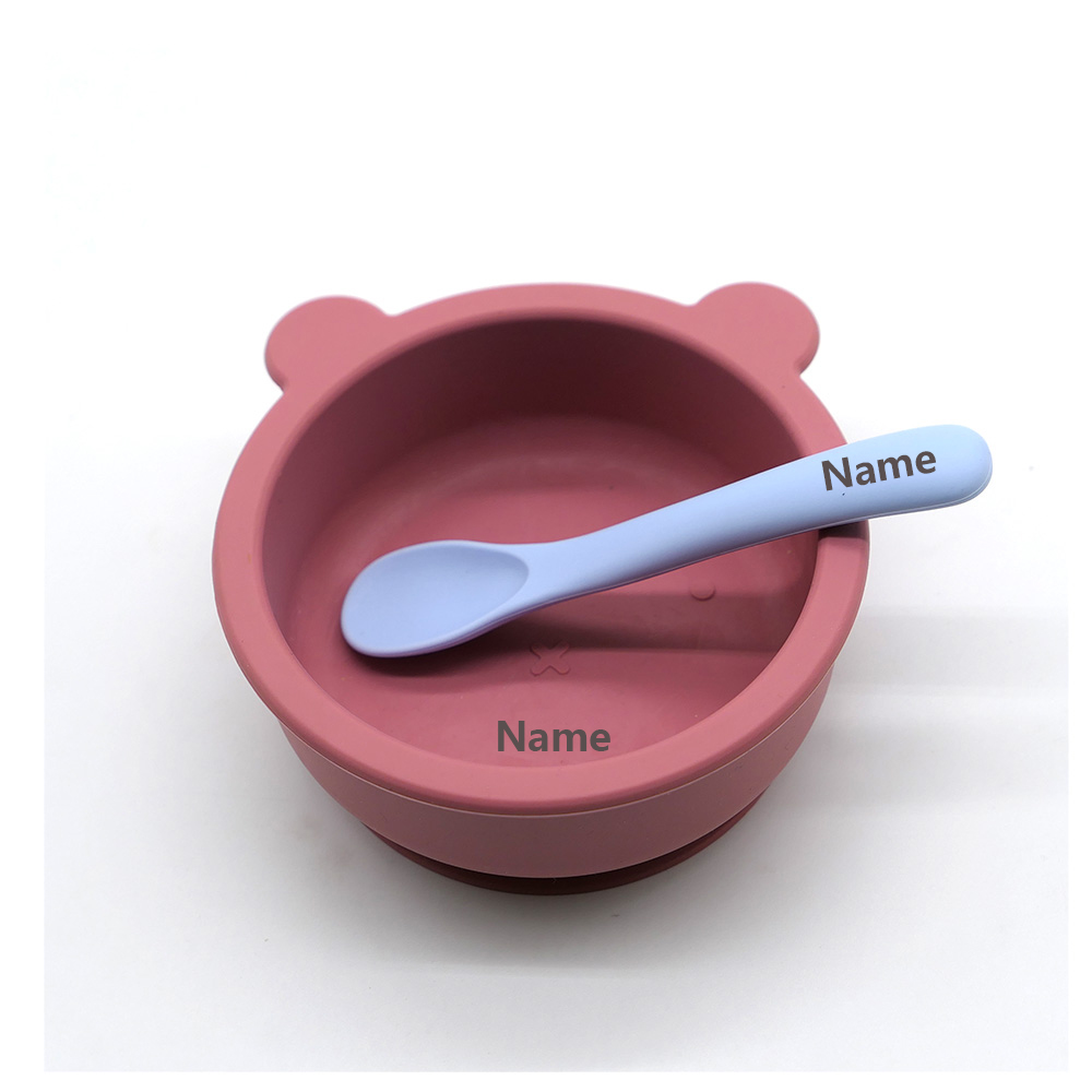 Conjunto de talheres infantis, - Silicone Suction Bowl avaliação e preço