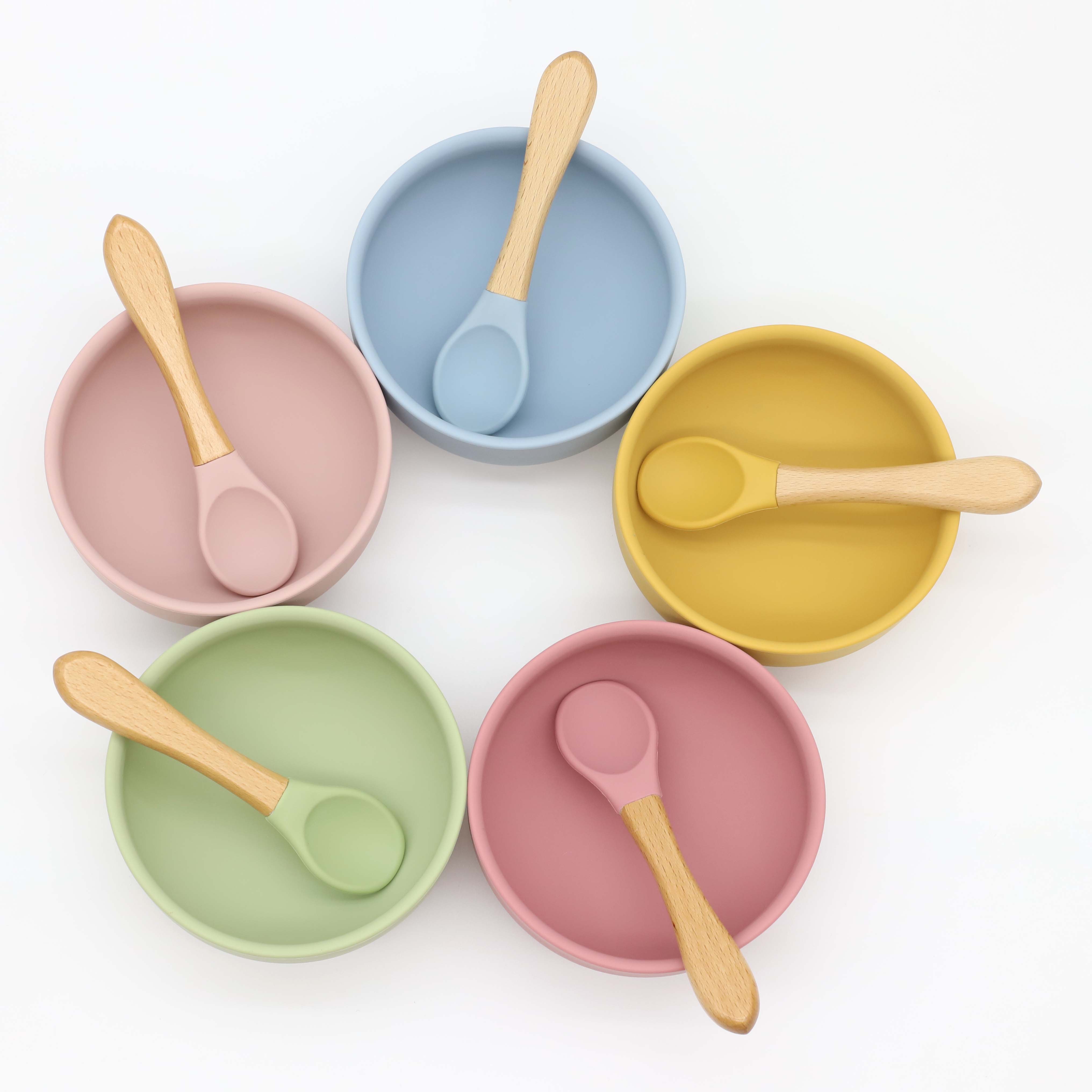 Tigela de silicone com ventosa - Baby Food Quantity avaliação e preço