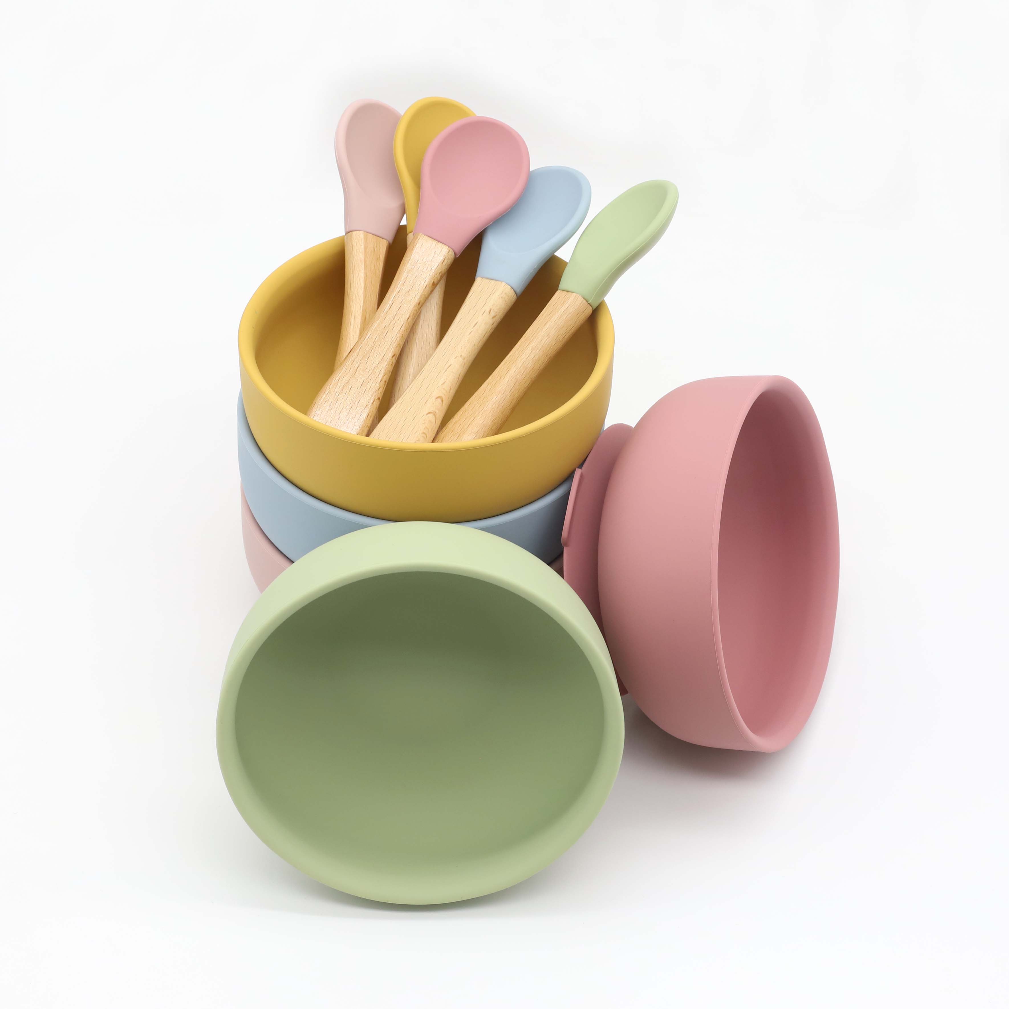 Tigela de silicone com ventosa - Baby Food Quantity avaliação e preço