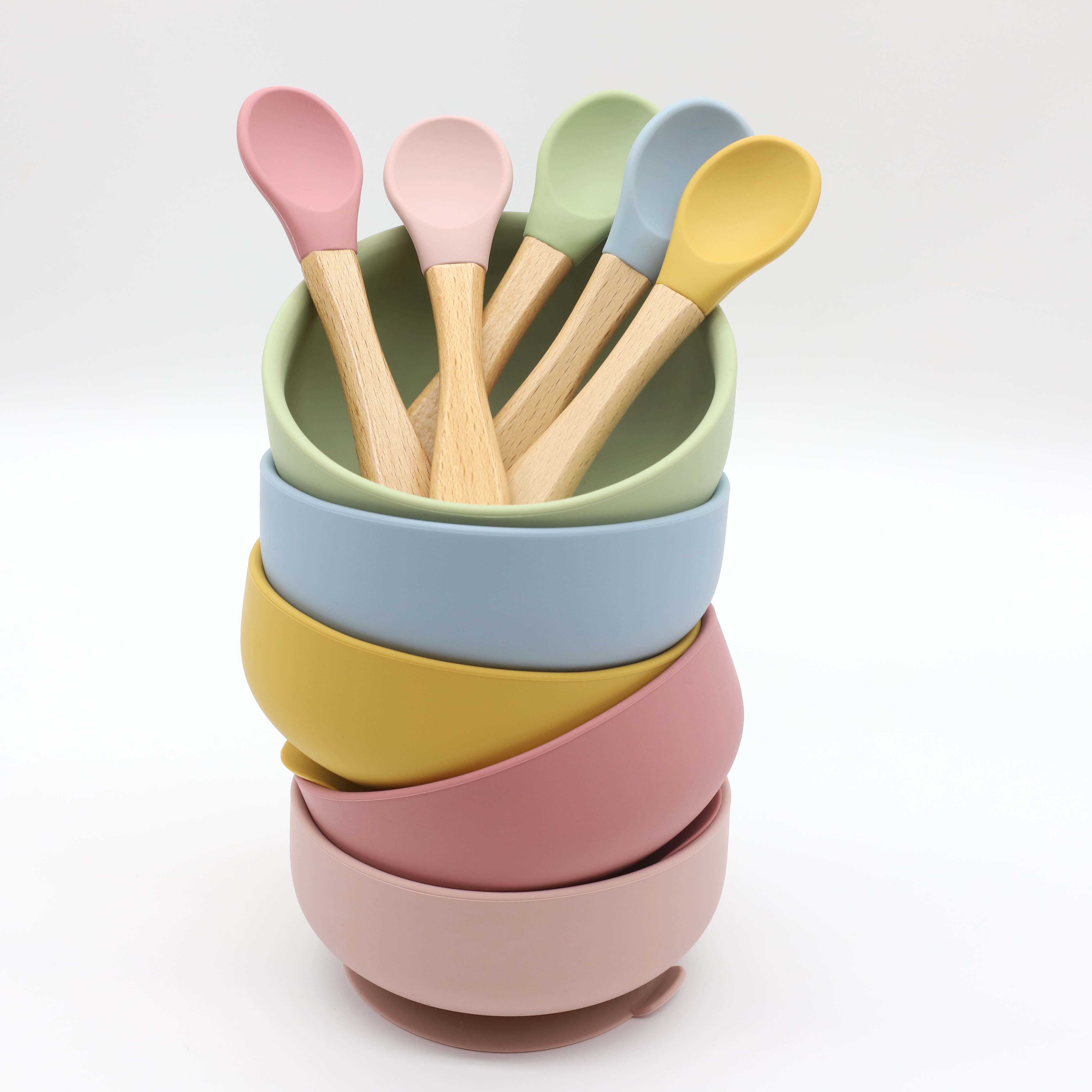 Tigela de silicone com ventosa - Baby Food Quantity avaliação e preço