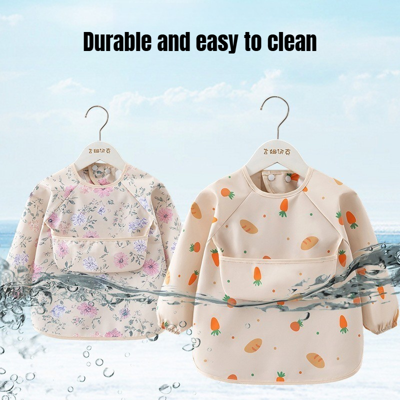 1 Unidade Babador Infantil Imp - Baby Food Apron avaliação e preço