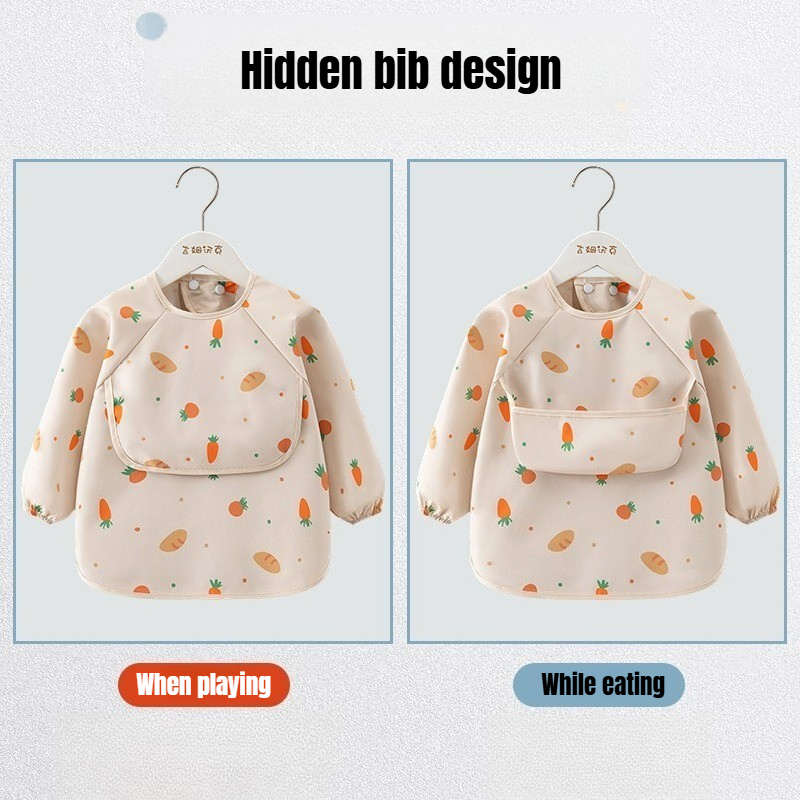 1 Unidade Babador Infantil Imp - Baby Food Apron avaliação e preço