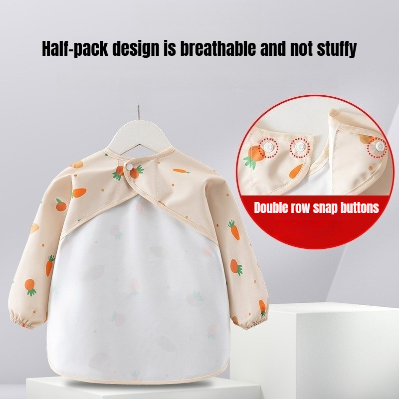1 Unidade Babador Infantil Imp - Baby Food Apron avaliação e preço