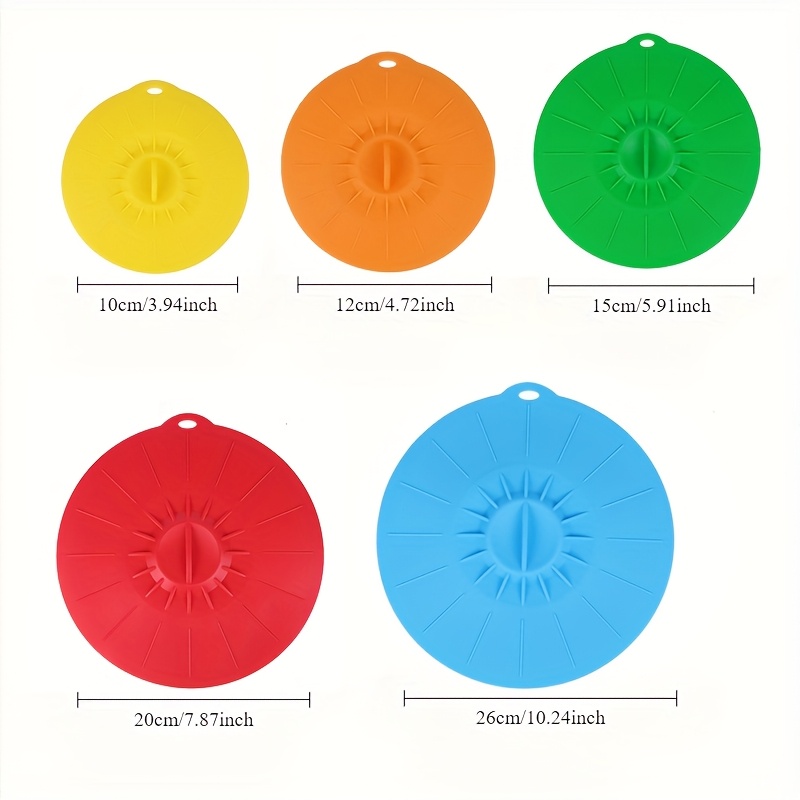 Conjunto de 5 Tampas de Silico - Silicone Suction Bowl avaliação e preço