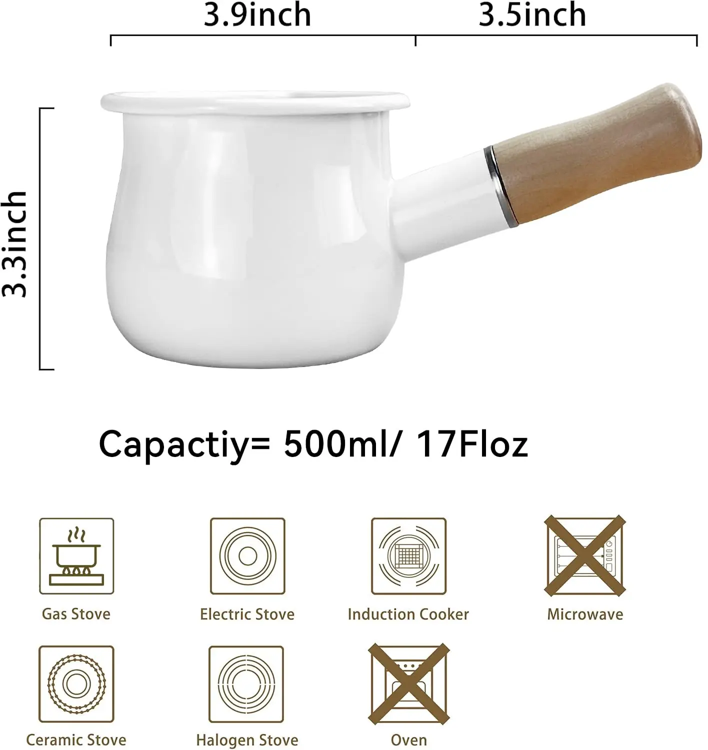 Panela de Leite Esmaltada Pequ - Baby Food With Iron avaliação e preço