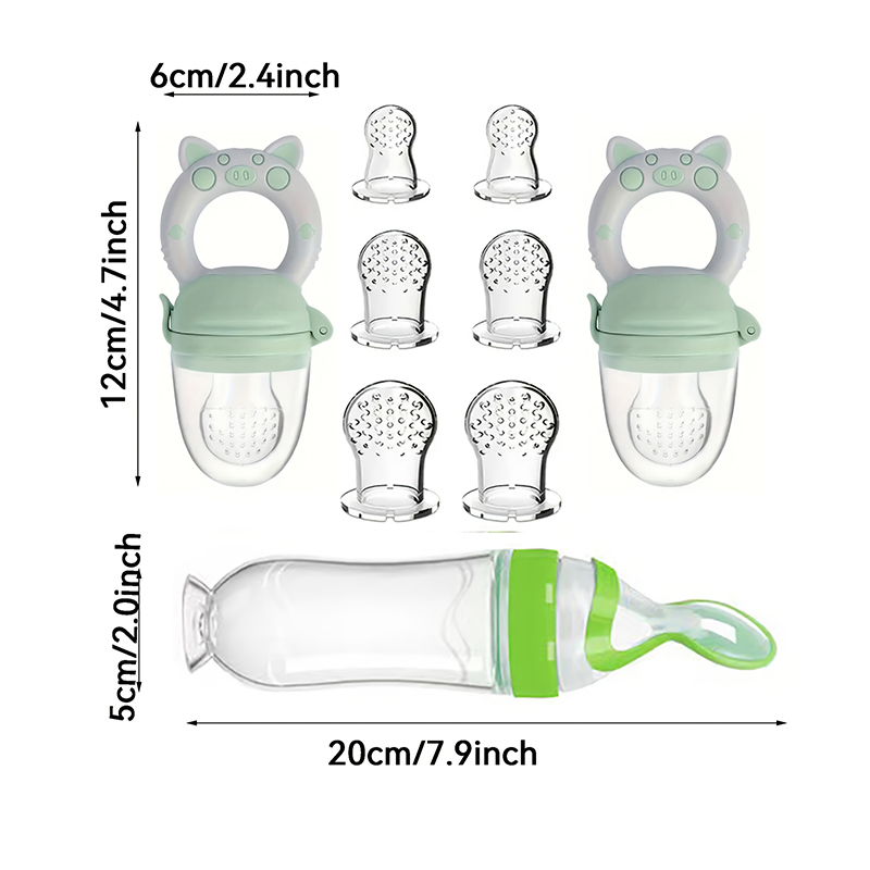9 talheres de alimentação dos  - Baby Food Dispensing Spoon avaliação e preço