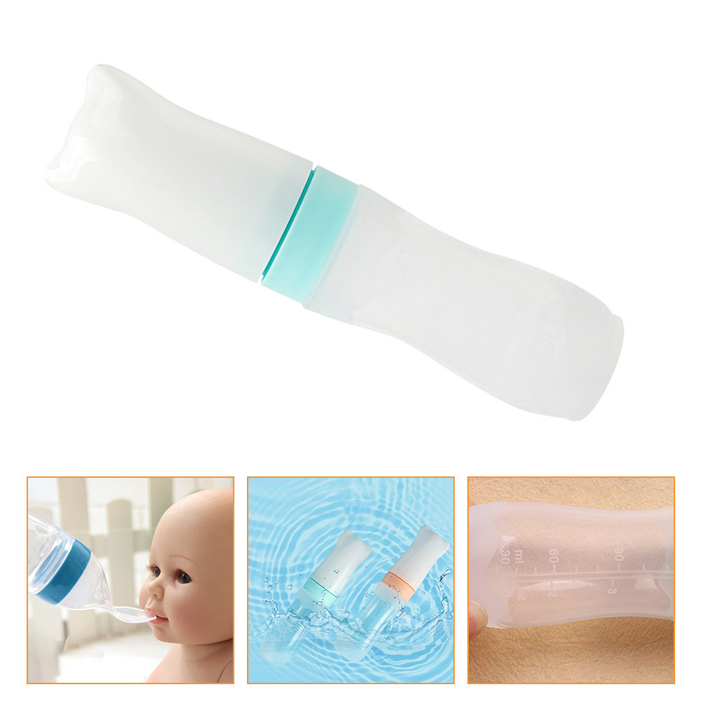 Mamadeira de Silicone 120ml co - Baby Food Dispensing Spoon avaliação e preço