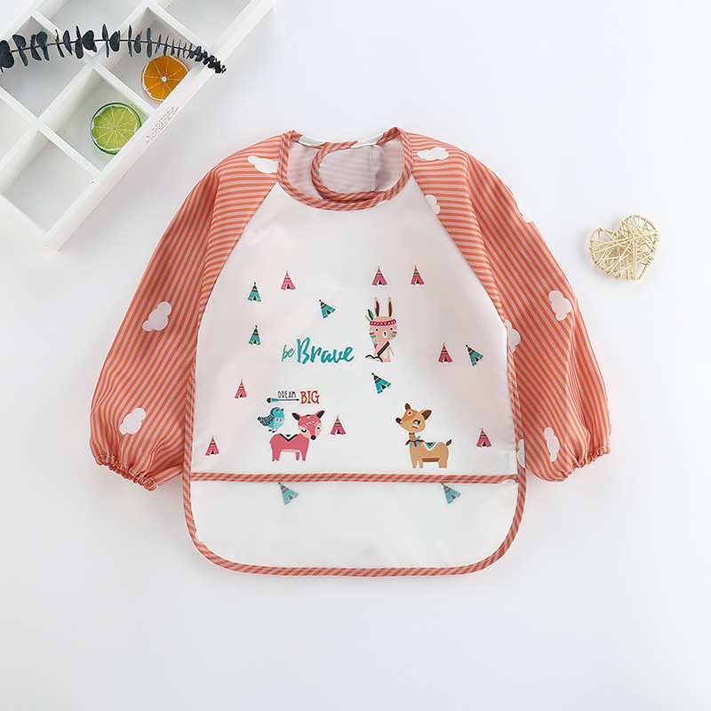 Babadores de bebê bonito color - Baby Food Apron avaliação e preço