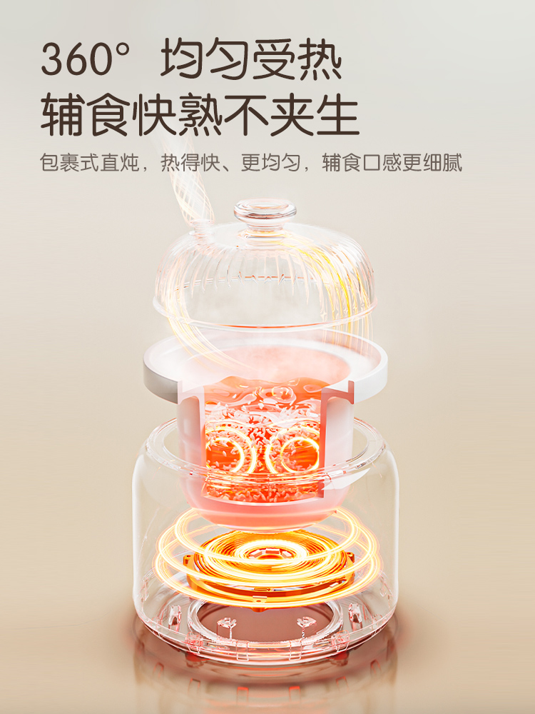 Jiuyang micro-pressão bb pote  - Baby Food Stew avaliação e preço