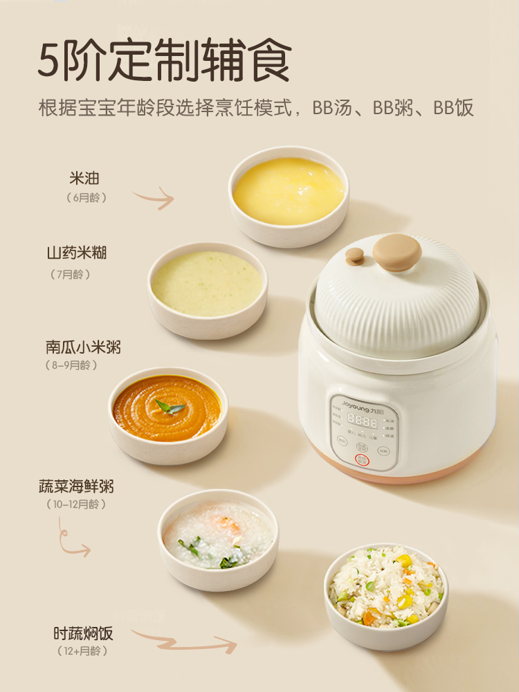 Jiuyang micro-pressão bb pote  - Baby Food Stew avaliação e preço